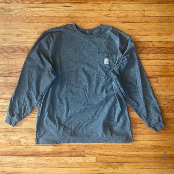 Carhartt Loose Fit Heavyweight Long-Sleeve Pocket T-Shirt - Picture 2 of 6